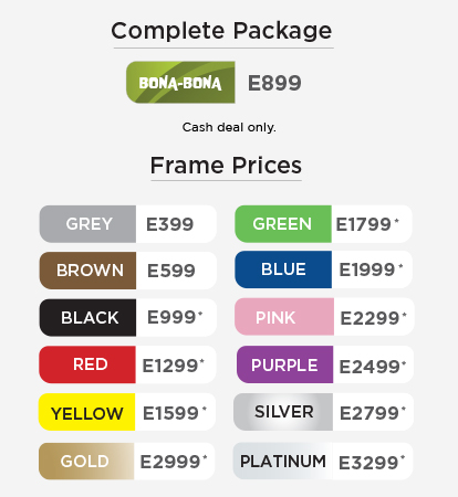 Frame Prices